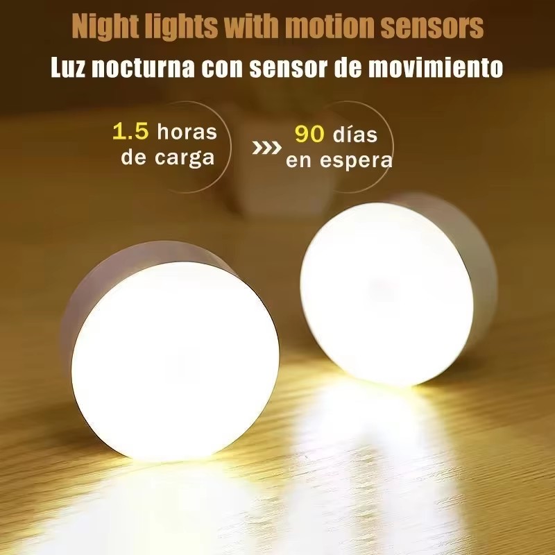 USB 충전식 LED 야간 조명등(스위치 포함), 모션 - Light Switch 리뷰 및 가격