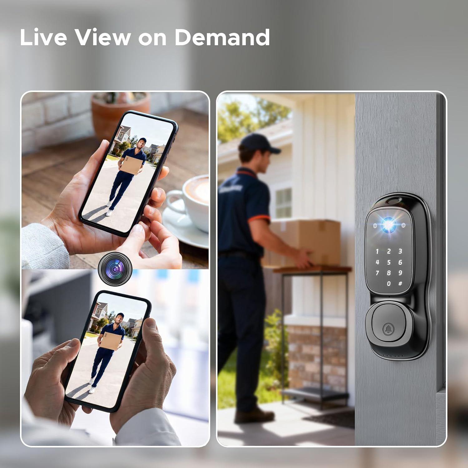 투야 와이파이 스마트 도어락 ‎ 카메라 및 도어벨 다기 - Door Lock 리뷰 및 가격