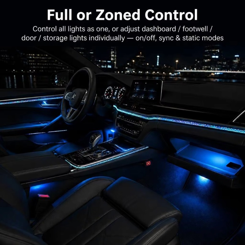 차량용 앰비언트 조명 키트, 18가지 색상, RGB L - Door Handle 리뷰 및 가격