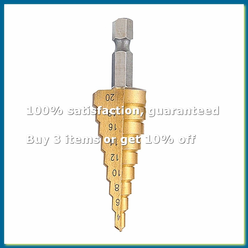 4-20mm HSS 직선 홈 스텝 드릴 비트 목재 금속 - Drill Bits 리뷰 및 가격