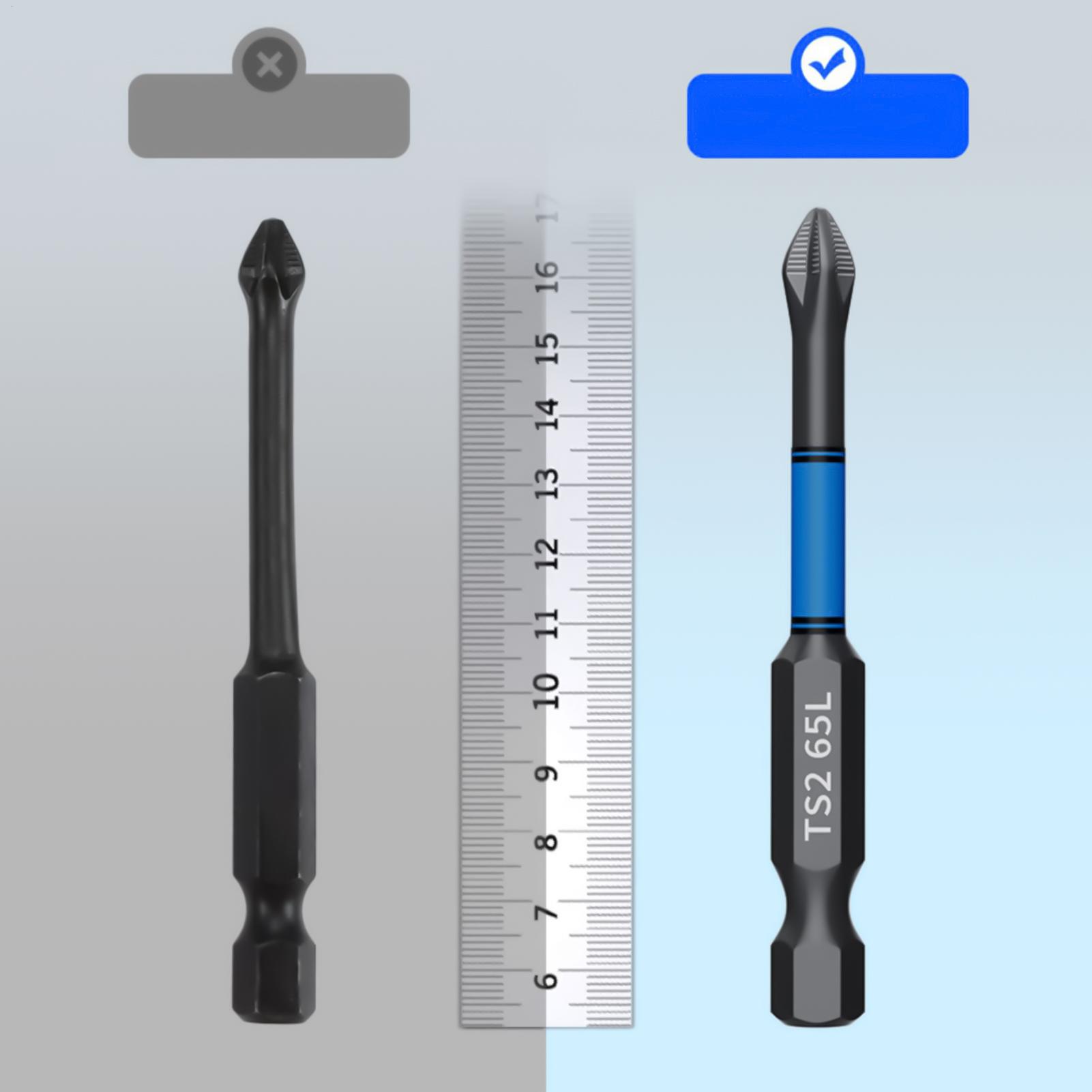 드릴 스크루드라이버 비트 세트 6피스 자기식 헤비 듀티 - Drill Bits 리뷰 및 가격