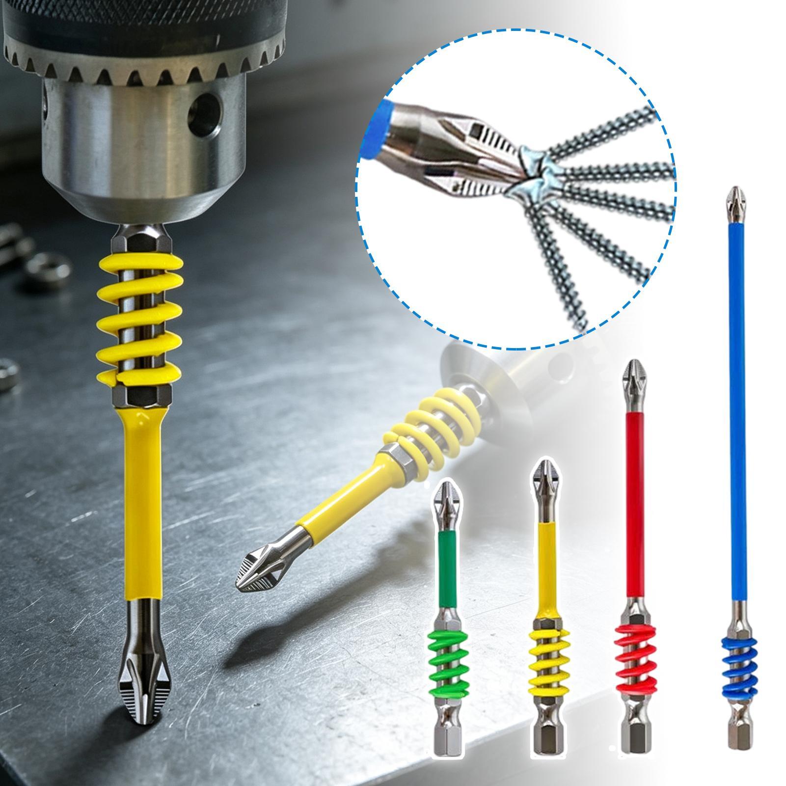 자석식 드릴 비트 합금강 충격 흡수 1/4 육각형 핸들 - Drill Bits 리뷰 및 가격