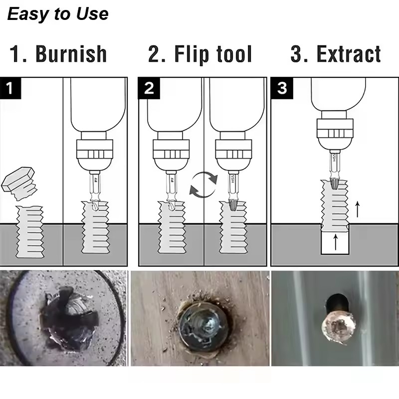 손상된 나사 제거 드릴 비트 세트, 벗겨진 나사/볼트  - Drill Bits 리뷰 및 가격