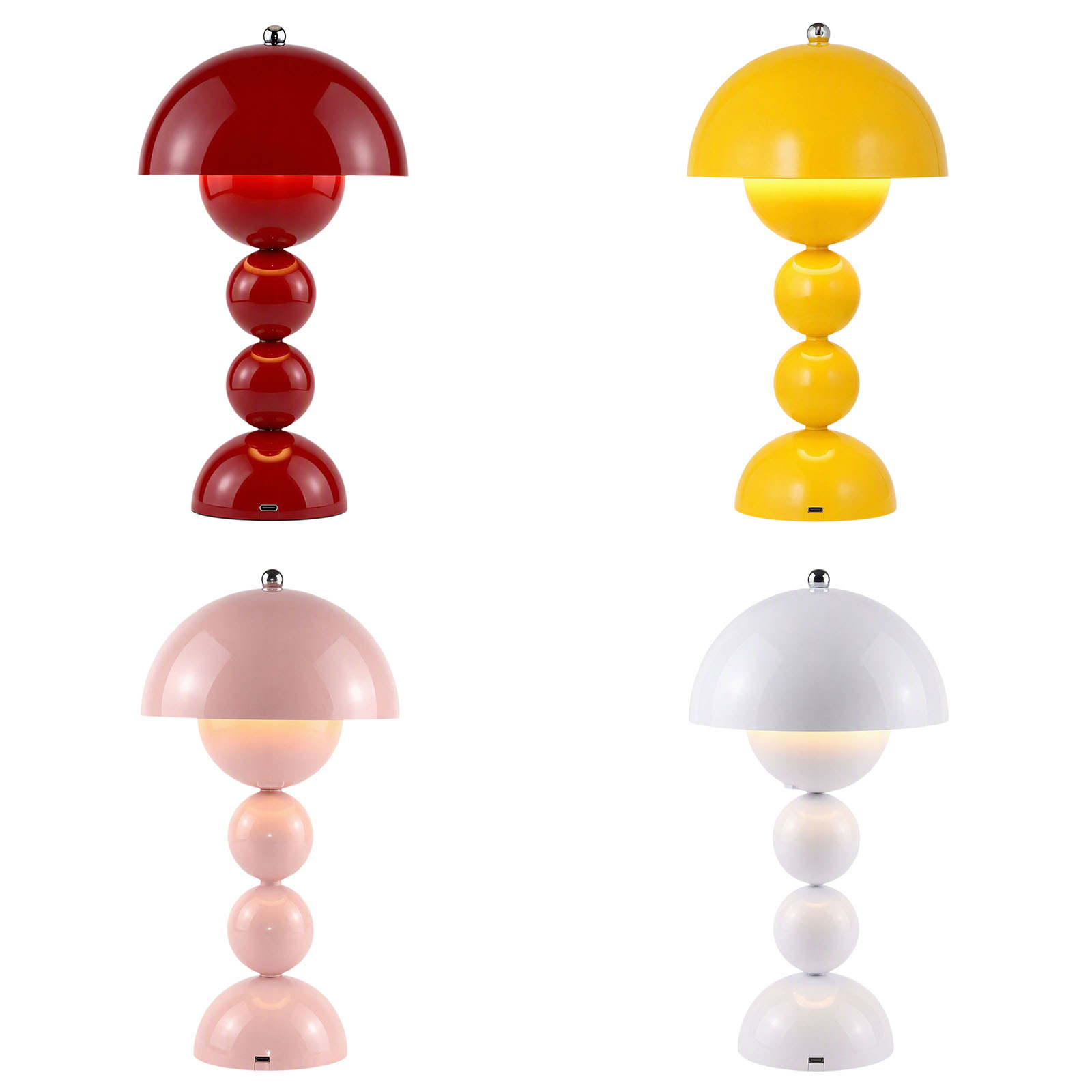 빈티지 스타일의 버섯 모양 테이블 램프, USB LED - Light Switch 리뷰 및 가격